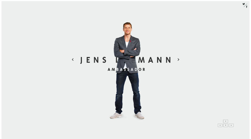 15 ตัวอย่างแรงบันดาลใจในการออกแบบเว็บไซต์กีฬาที่ดีที่สุด 6 Jens Lehmann