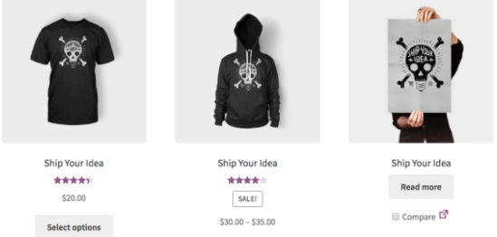 WooCommerce 產品比較