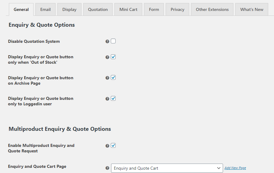 Configuración de PEP