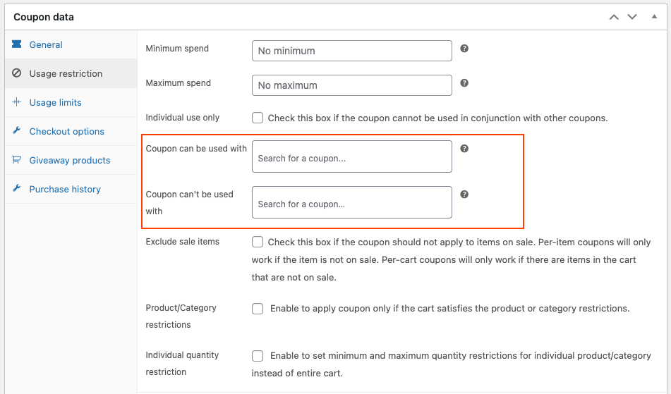 Restricciones avanzadas de uso de cupones con Smart Coupons para WooCommerce