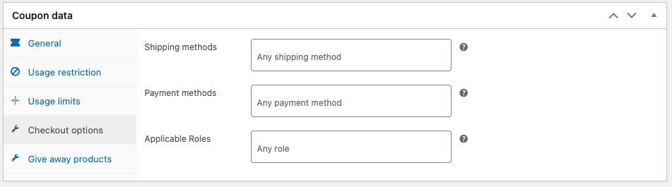 Opciones de pago con cupones inteligentes para WooCommerce