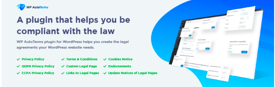 WP AutoTerms: un complemento que lo ayuda a cumplir con la ley GDPR.