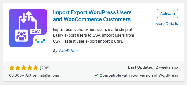 Importa ed esporta utenti WordPress e clienti WooCommerce