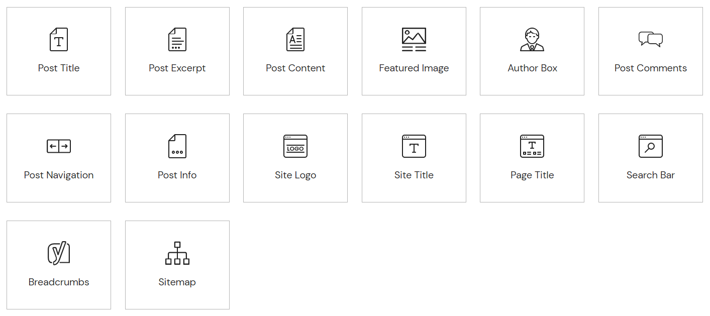 Elementor vs Elementor Pro: una comparación detallada 3 Elementor Theme Elements