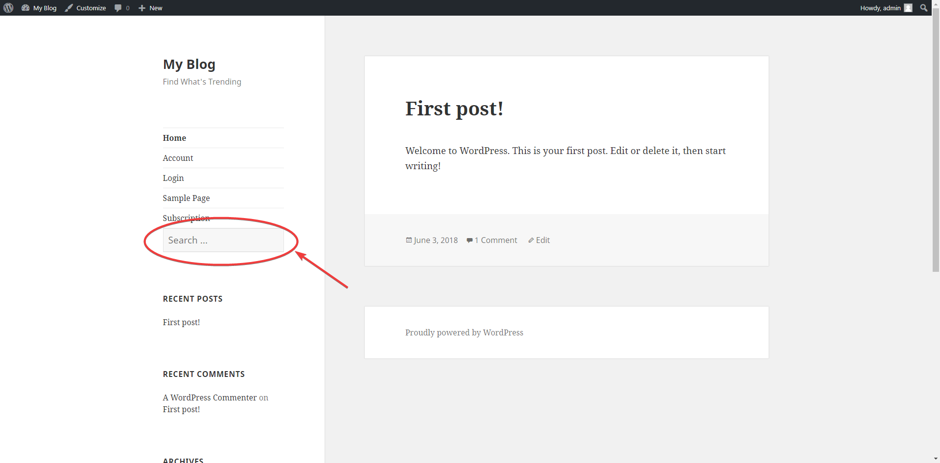 Jak dodać pasek wyszukiwania w WordPress w ciągu kilku minut 10 Serach bar in sidebar