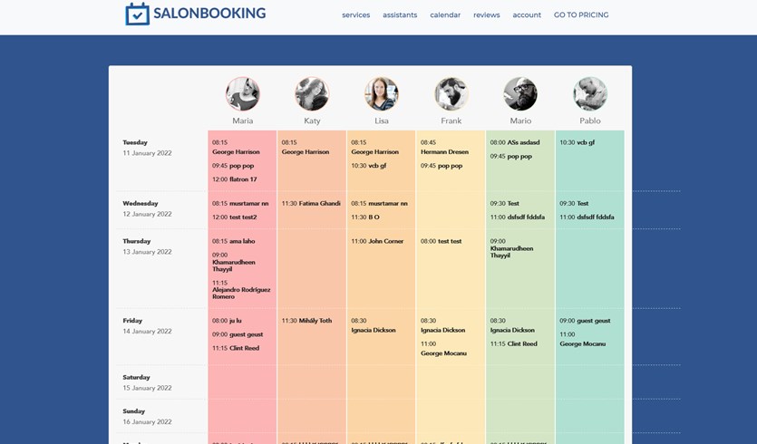 complemento de programador wp de reserva de salón