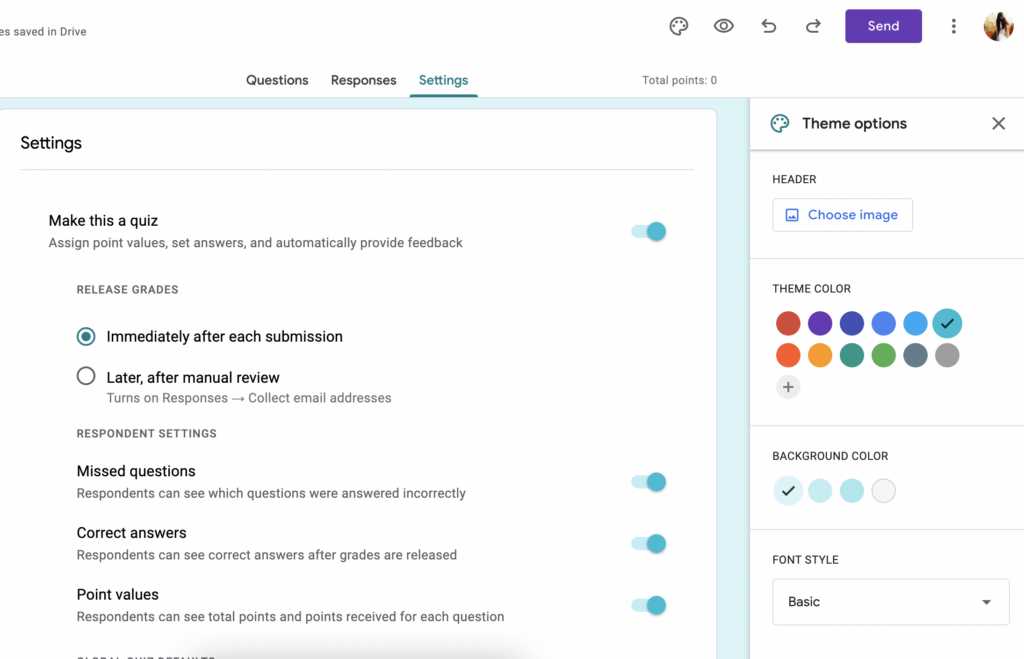 trivia de amigos, ideas de formularios de Google para amigos