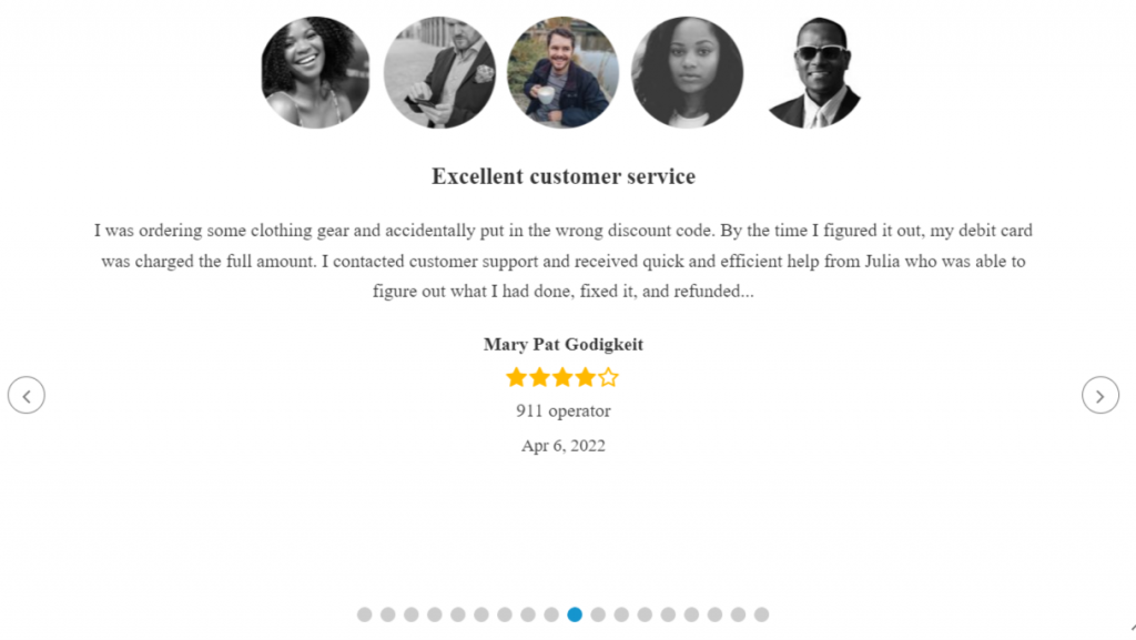 Testimonials Thumbnails Slider Echte Testimonials Testimonials Thumbnails Slider Real testimonials