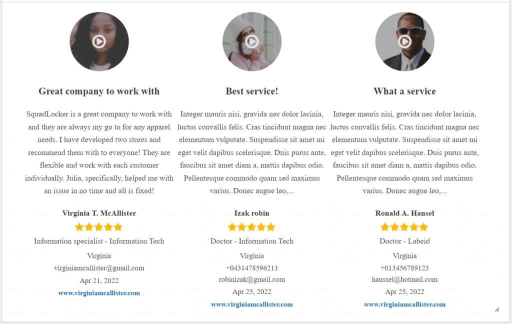 Video Testimonials Echte Testimonials Video Testimonials Real testimonials