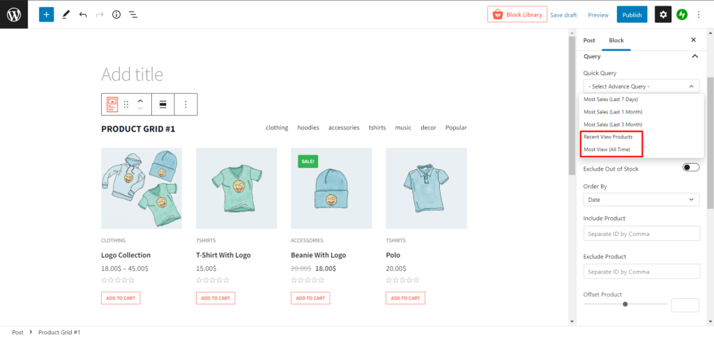 WooCommerce 제품 분류: 상세 가이드 11 WooCommerce Trending Product Sorting