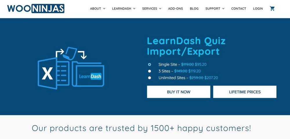 Importação Exportação do Quiz LearnDash