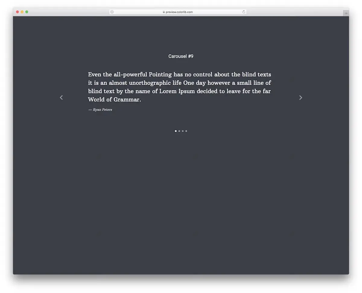 Szablon karuzeli Windy Free Bootstrap