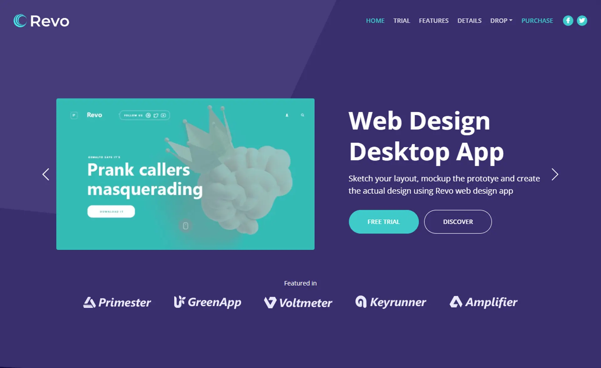 Revo Darmowy szablon wideo Bootstrap