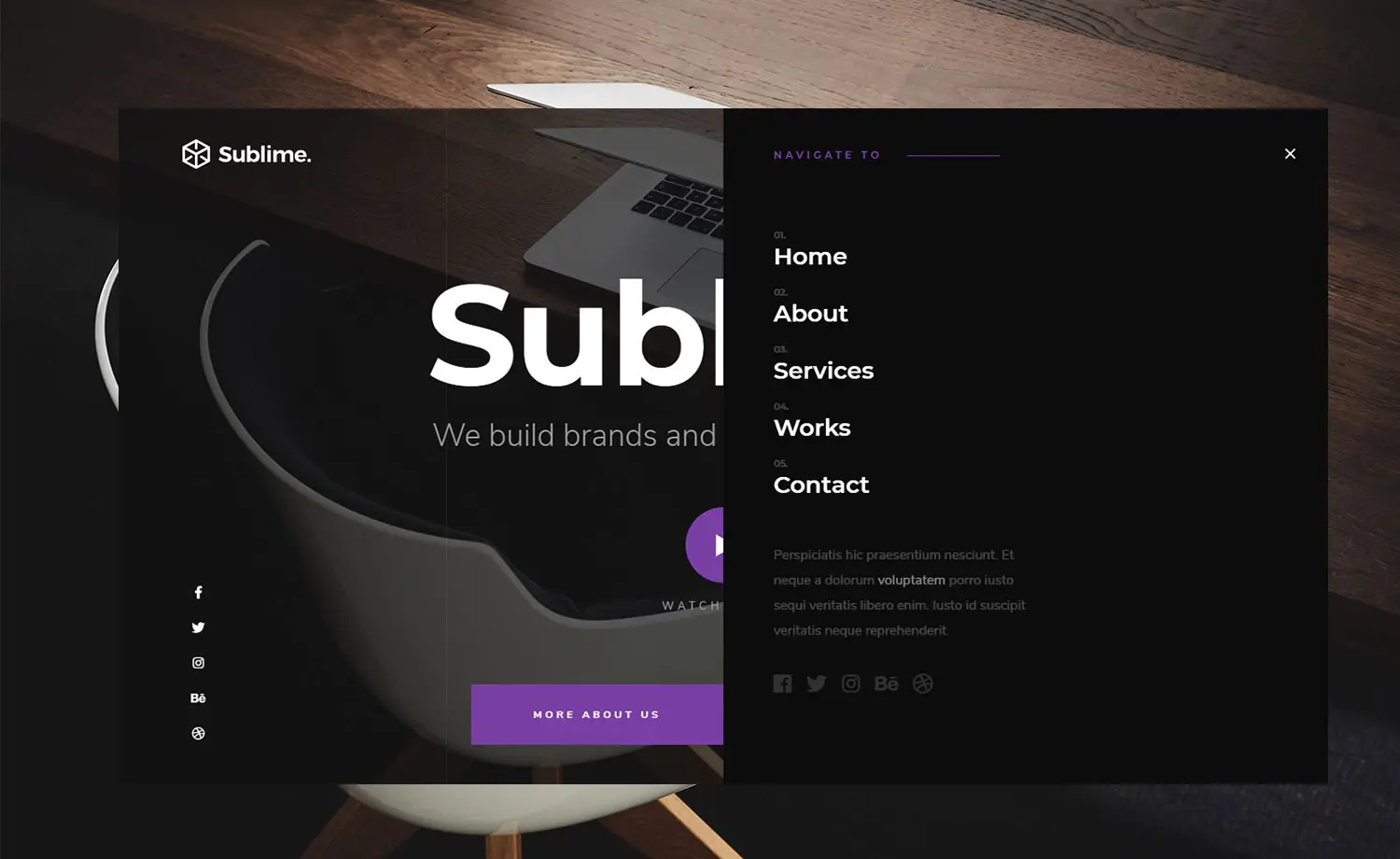 Wysublimowany darmowy szablon wideo Bootstrap