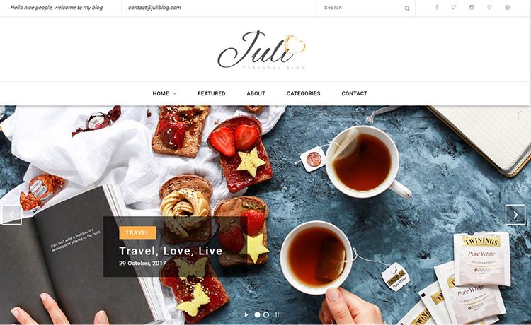 Juli 免費引導用戶配置文件模板