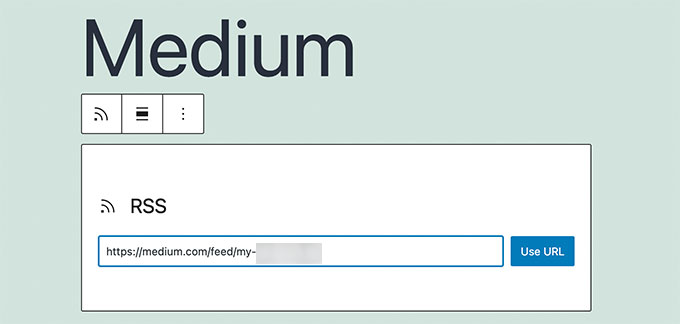 Bloque RSS RSS block
