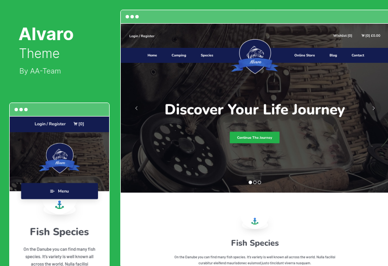 Alvaro Theme - Hobby Uniwersalny motyw WordPress