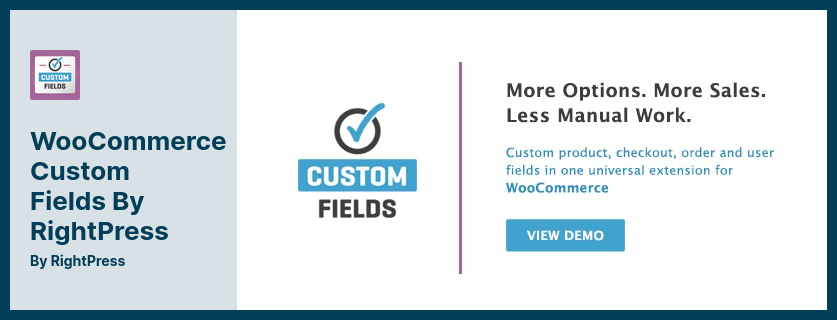 RightPress Eklentisi ile WooCommerce Özel Alanları - Özel Ürün ve Ödeme Oluşturmanızı Sağlar
