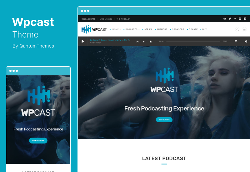 Tema Wpcast - Tema de WordPress para podcasts de audio