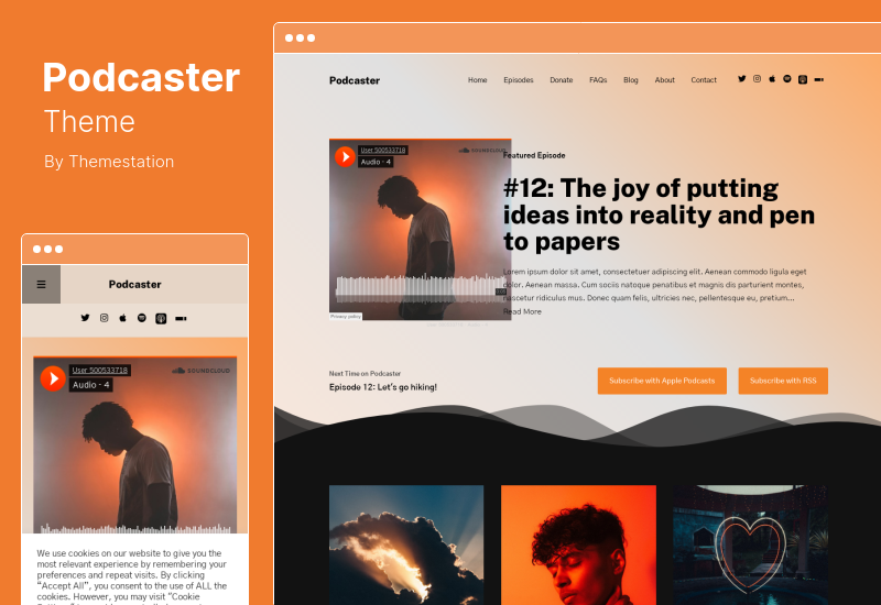 Tema Podcaster - Tema multimedia de WordPress