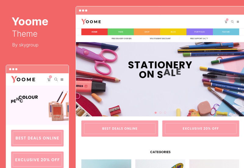 Yoome 테마 - 현대 WooCommerce WordPress 테마