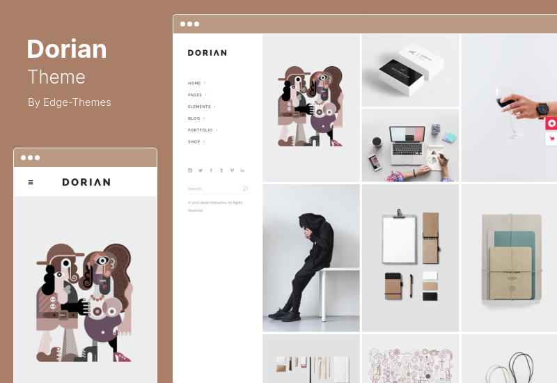 Dorian 主题 - 精致的 MultiConcept WordPress 主题