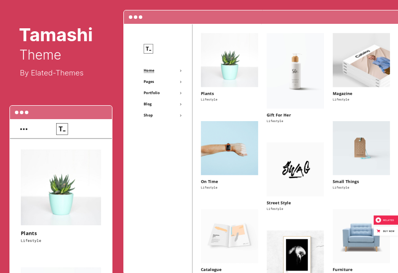 Tamashi 主题 - 组合 WordPress 主题