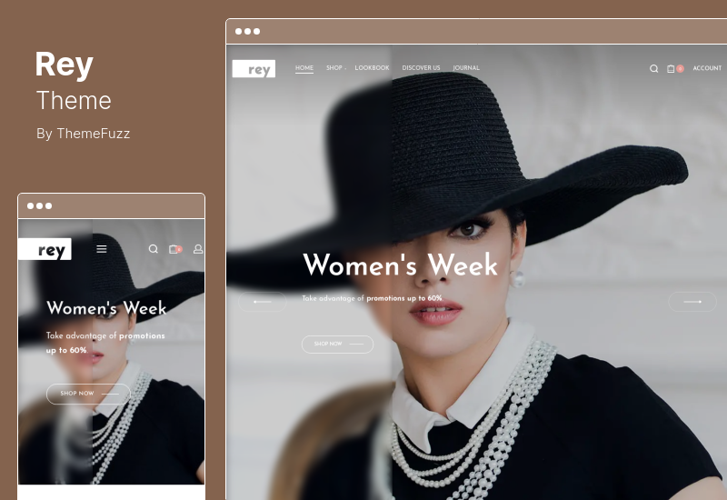 Tema Rey - Tema de WooCommerce para moda y ropa, muebles