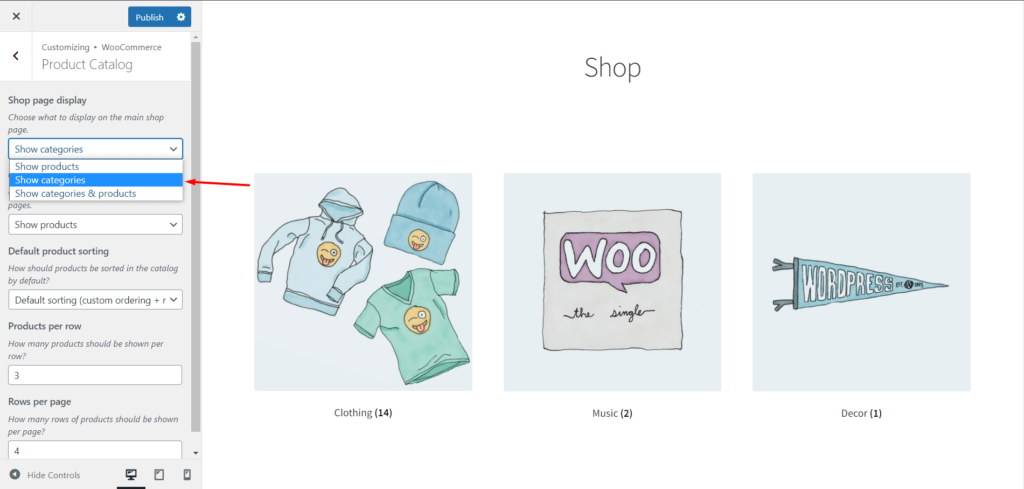 WooCommerce: Tampilkan Kategori di Halaman Toko! 4 Show Categories on Shop Page