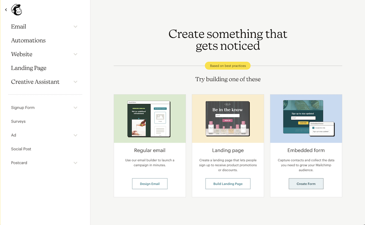 Crea un modulo MailChimp incorporato