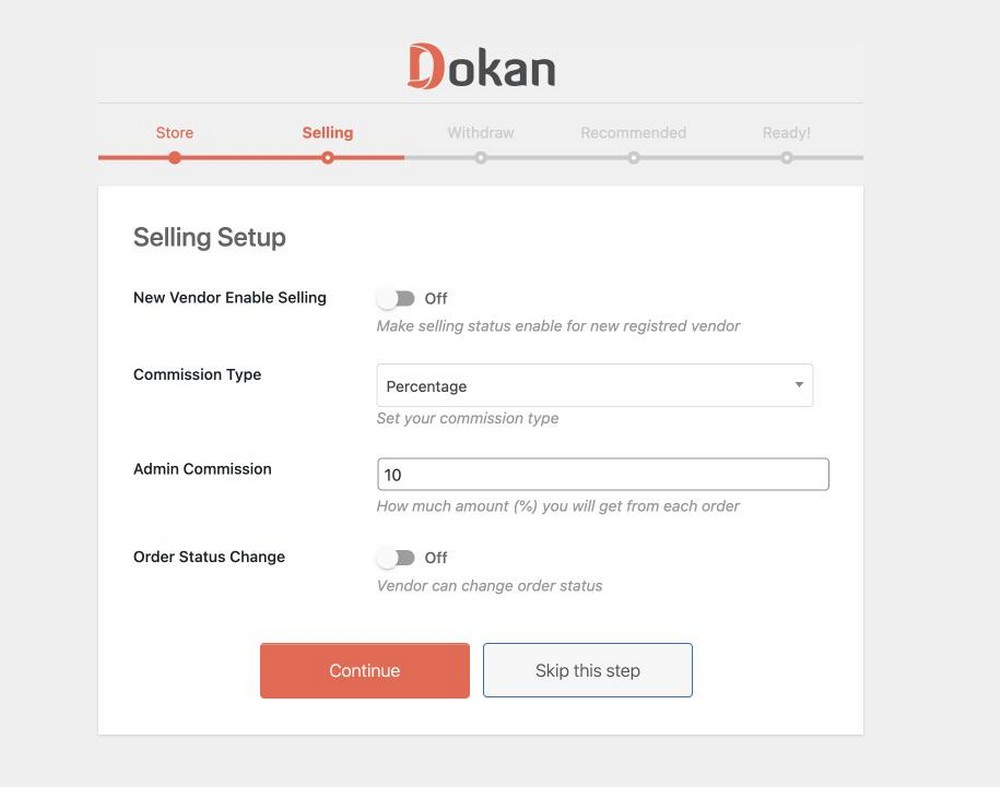 dokan 多供應商市場嚮導