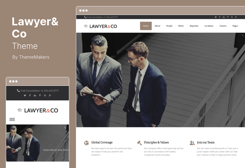 Thème Lawyer&Co - Thème WordPress pour Avocats Cabinets Juridiques