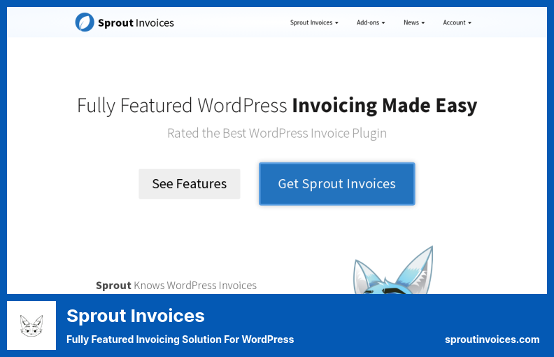 SproutInvoicesプラグイン-WordPress用のフル機能の請求ソリューション