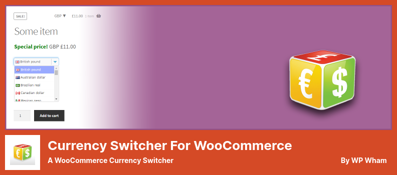 WooCommerce 插件的貨幣切換器 - WooCommerce 貨幣切換器
