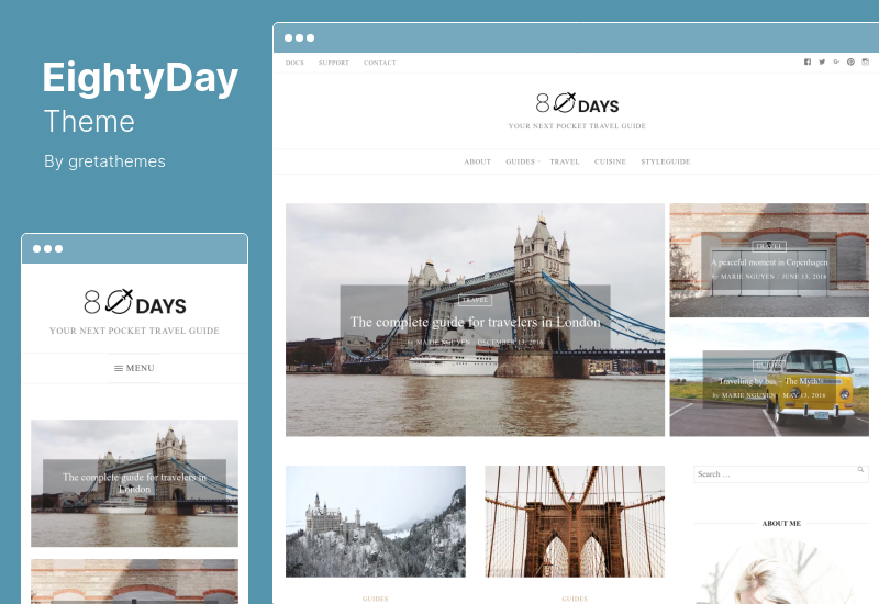 EightyDayテーマ-旅行ブログ用のWordPressテーマ
