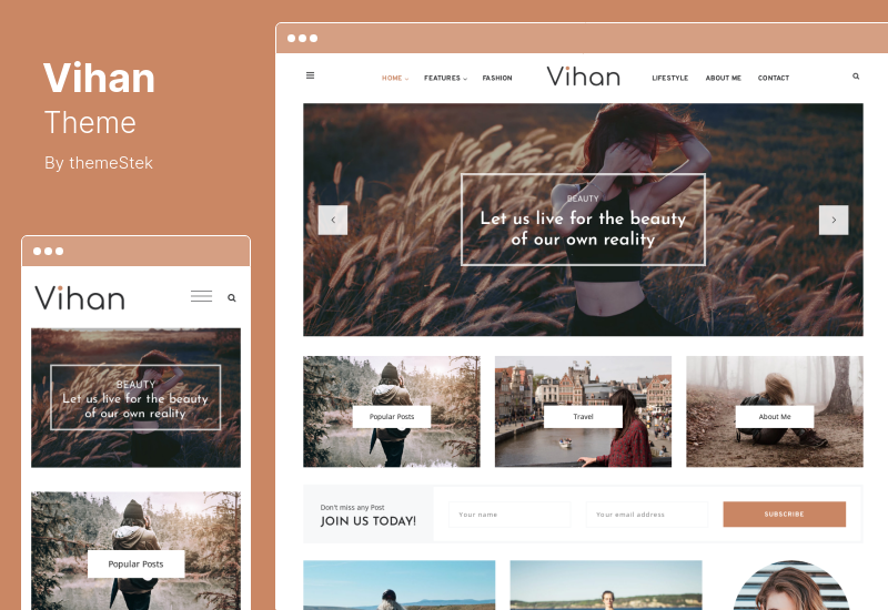 Vihanテーマ-個人旅行WordPressブログテーマ