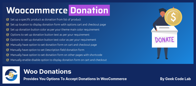 Plugin Woo Donations - Oferece opções para aceitar doações no WooCommerce