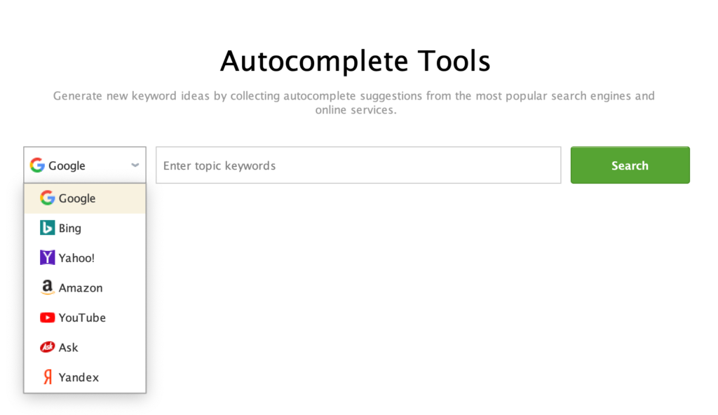 instrumente de completare automată