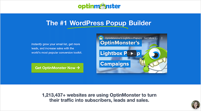 OptinMonster-ppc-целевая страница - SeedProd Optin Monster PPC landing page