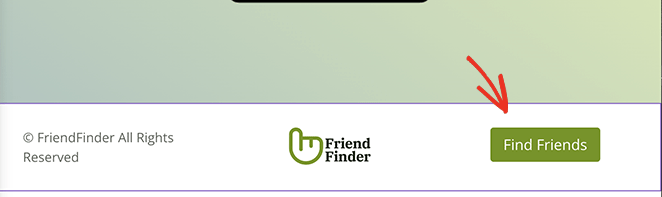 целевая страница-нижний колонтитул без навигации - SeedProd Footer call to action button landing page