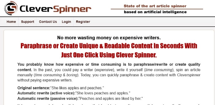 CleverSpinner Intelligenter Artikelumschreiber und Spinner