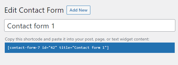 PPWP Pro: Kontaktformular 7 Shortcode