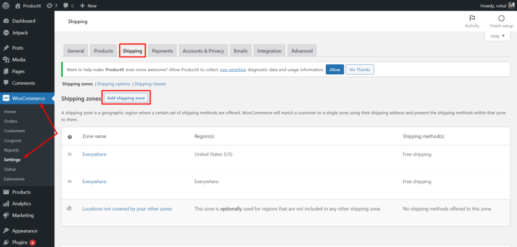 WooCommerce จัดส่งฟรี: กระตุ้นให้ผู้ซื้อช็อปมากขึ้น! 2 WooCommerce Shipping