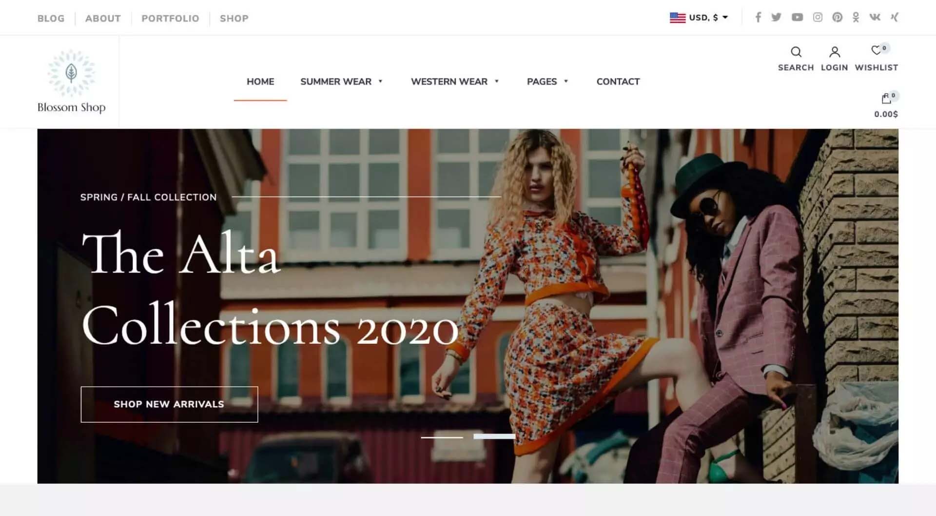 Blossom Shop – 免费 WordPress 电子商务主题