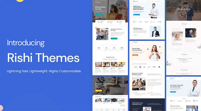 Rishi Theme - Core Web Vitals 优化的 WordPress 主题