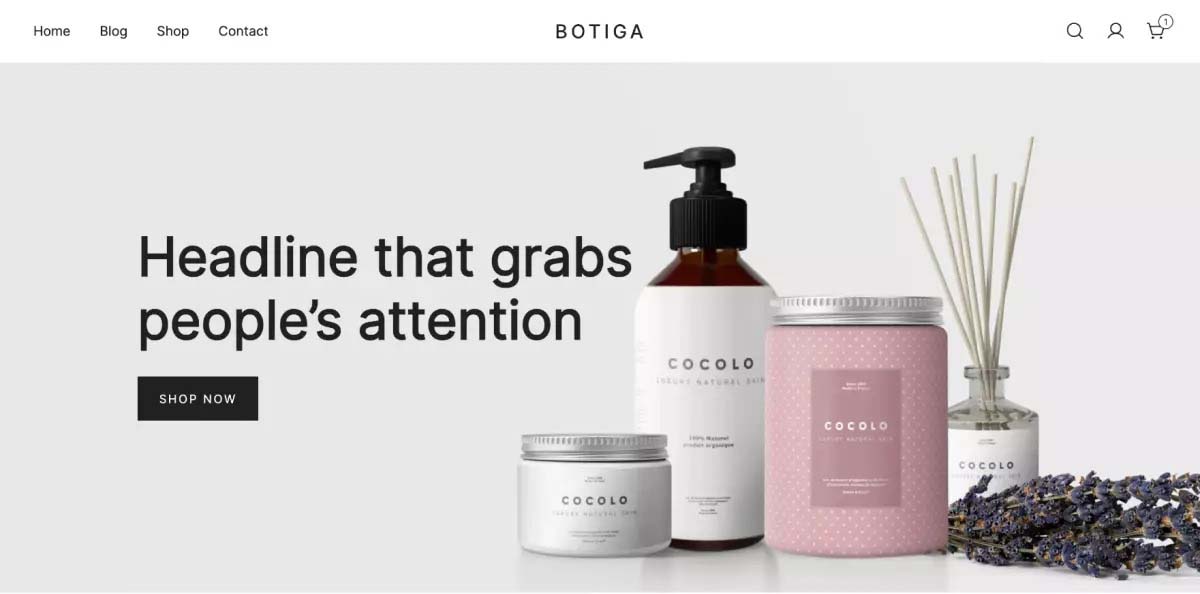 Botiga – 免费 WordPress WooCommerce 主题
