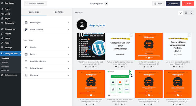 Smash Balloon 社交插件 The Smash Balloon social plugin