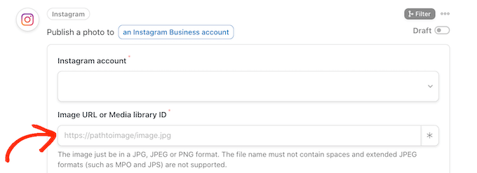 将图像 URL 添加到您的自动化工作流程 Adding an image URL to your automated workflow