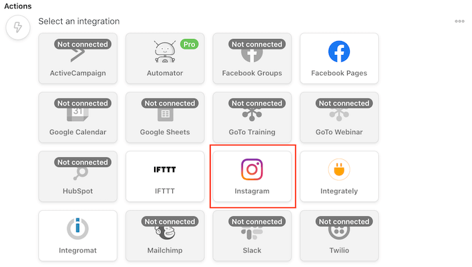 将 Instagram 连接到 WordPress Connecting Instagram to WordPress