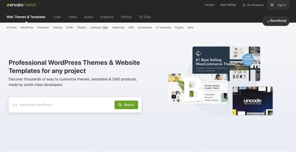 WordPress 테마 및 플러그인 판매